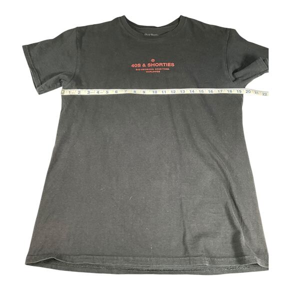 40's & Shorties Black Medium & RSQ Gray Small  Two Pack T-Shirts 100% Cotton Men - Picture 4 of 12
